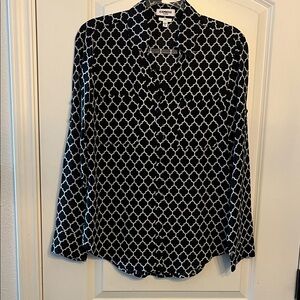 Express Women's Button Down Geometric Shirt
